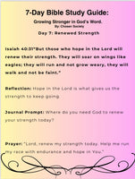Free Bible Study-Grow in Faith with Chosen Society