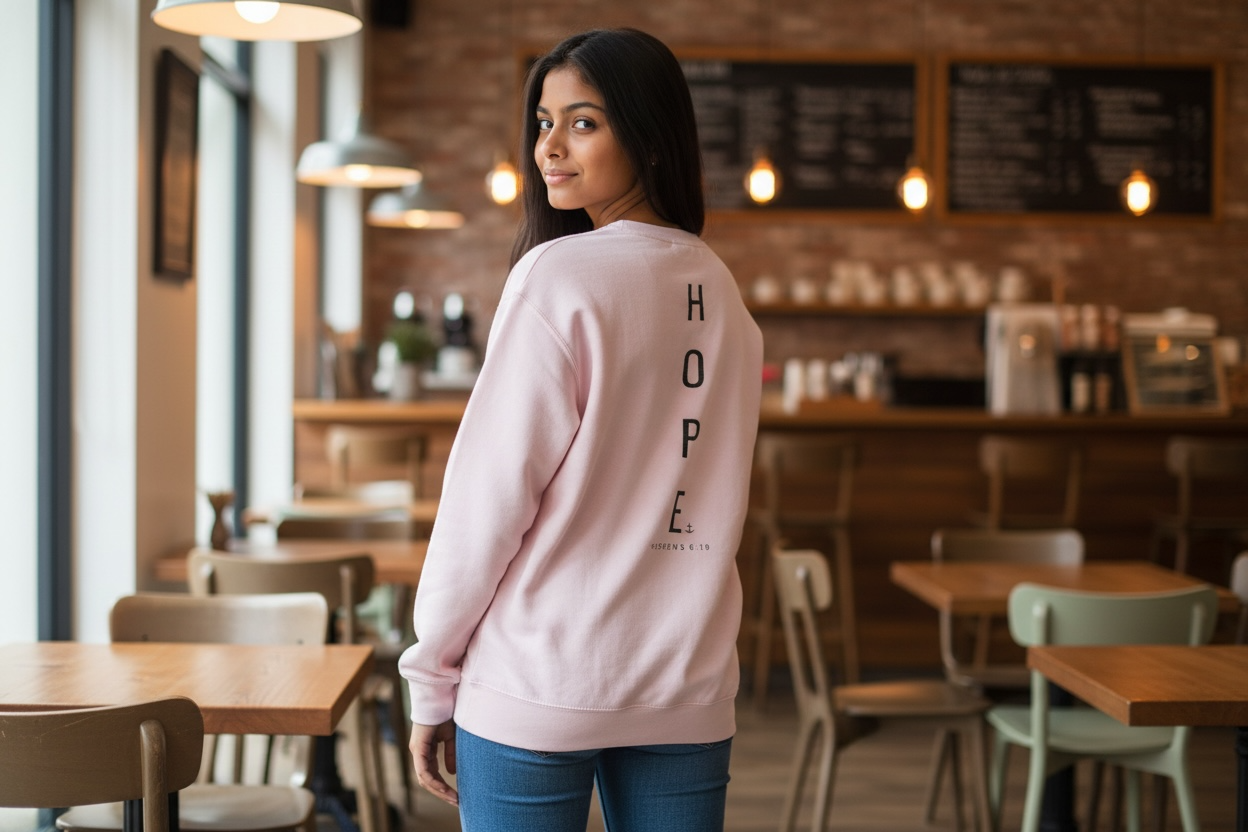 Hope Anchors the Soul Christian Crewneck Sweatshirt | Hebrews 6:19