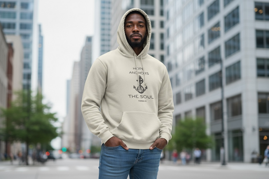 Hope Anchors the Soul. Hebrew 6:19 Hoodie