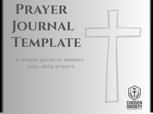 Free Prayer Journal Template – Chosen Society