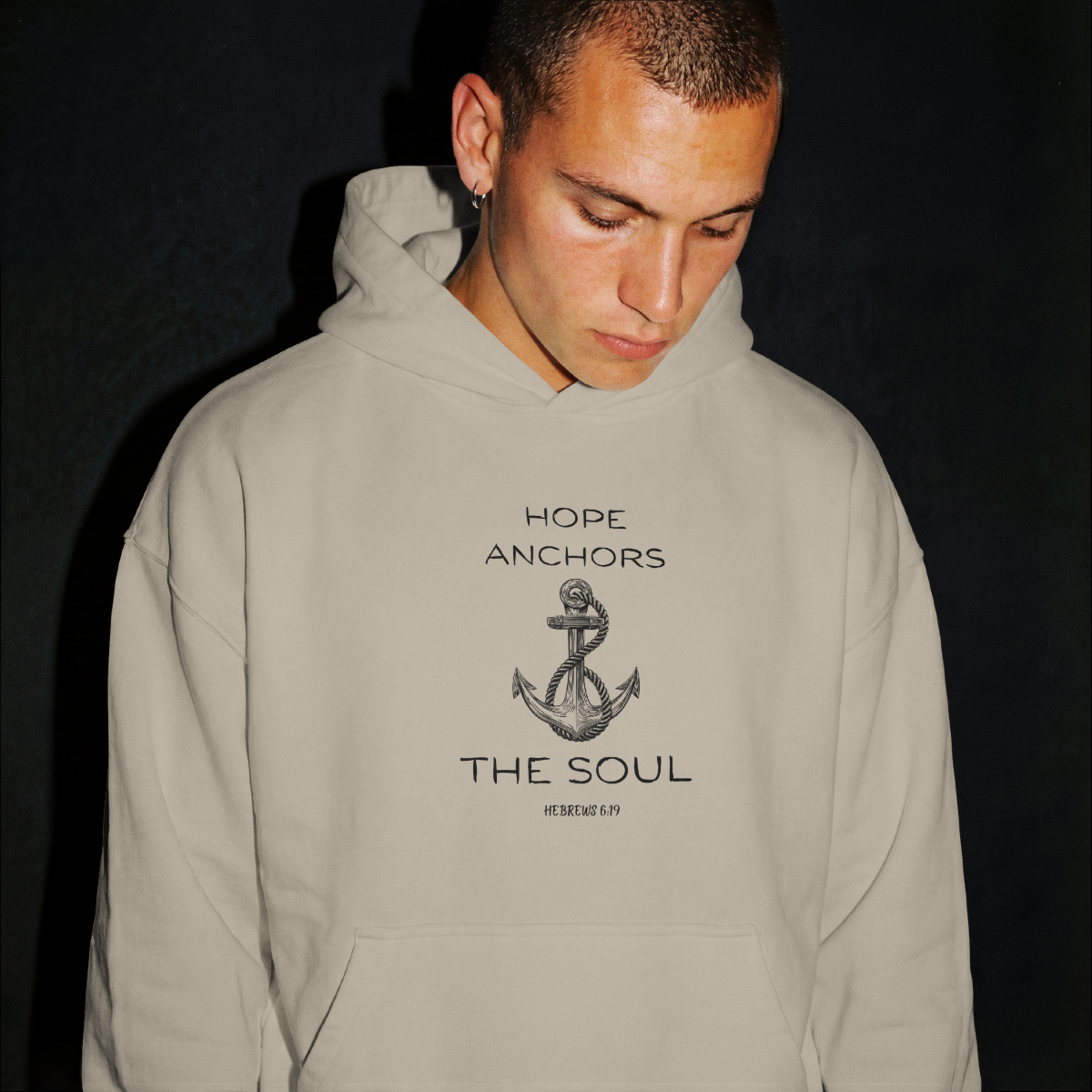 Hope Anchors the Soul. Hebrew 6:19 Hoodie