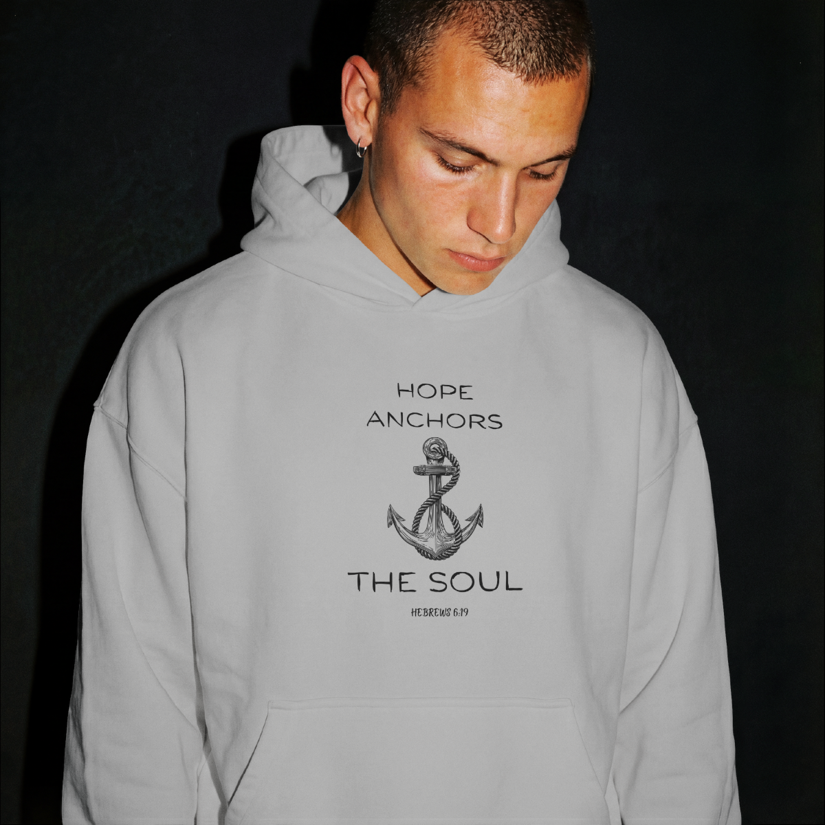 Hope Anchors the Soul. Hebrew 6:19 Hoodie