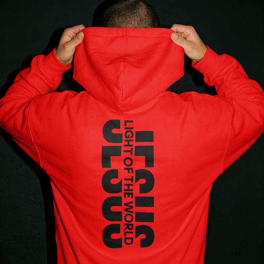 Jesus Light of the world pullover hoodie