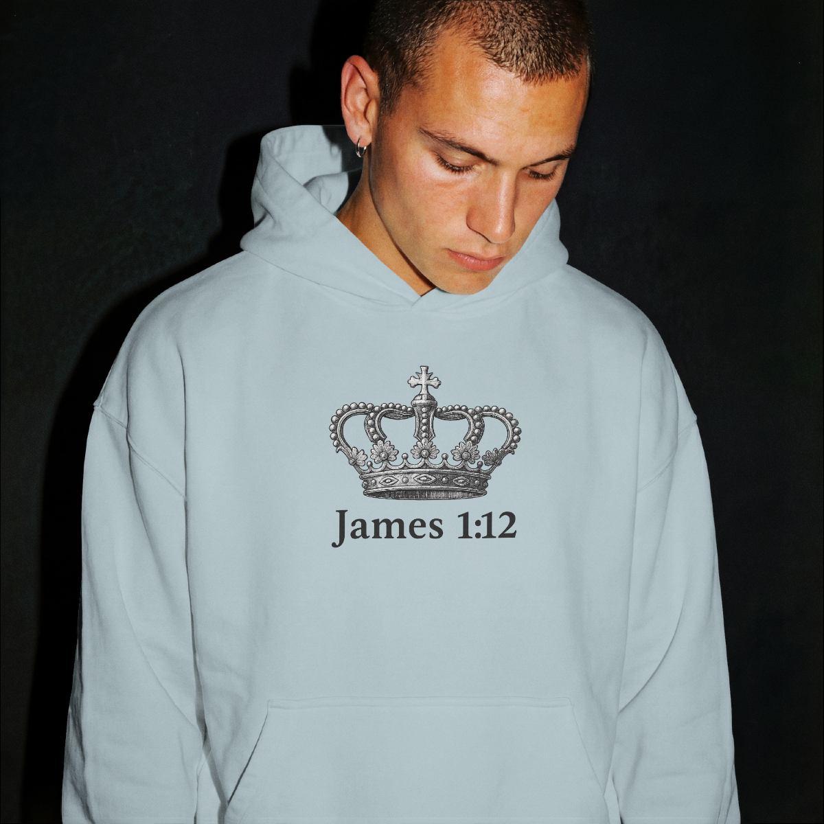 James 1:12 Crown of Life Christian Hoodie – Chosen Society