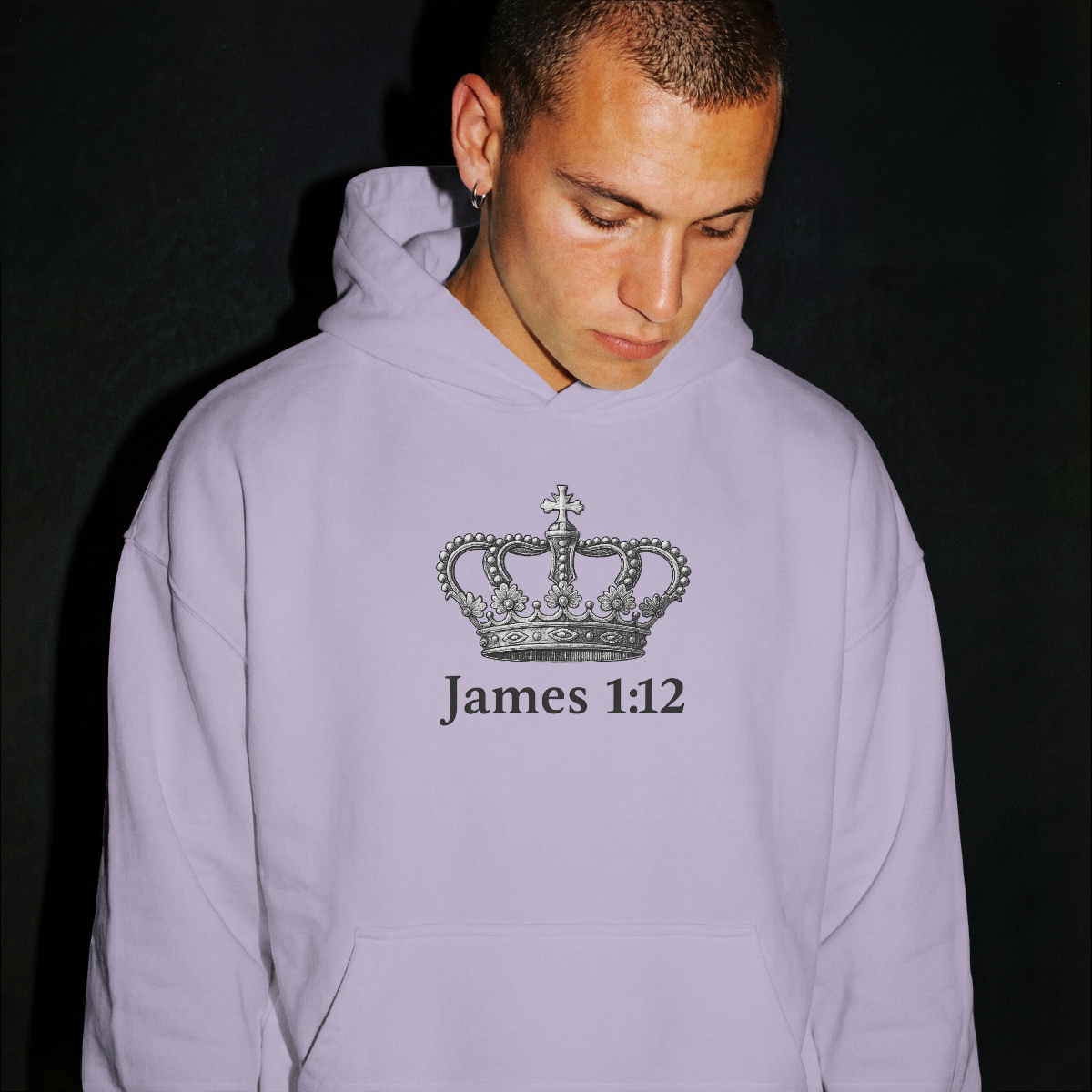 James 1:12 Crown of Life Christian Hoodie – Chosen Society