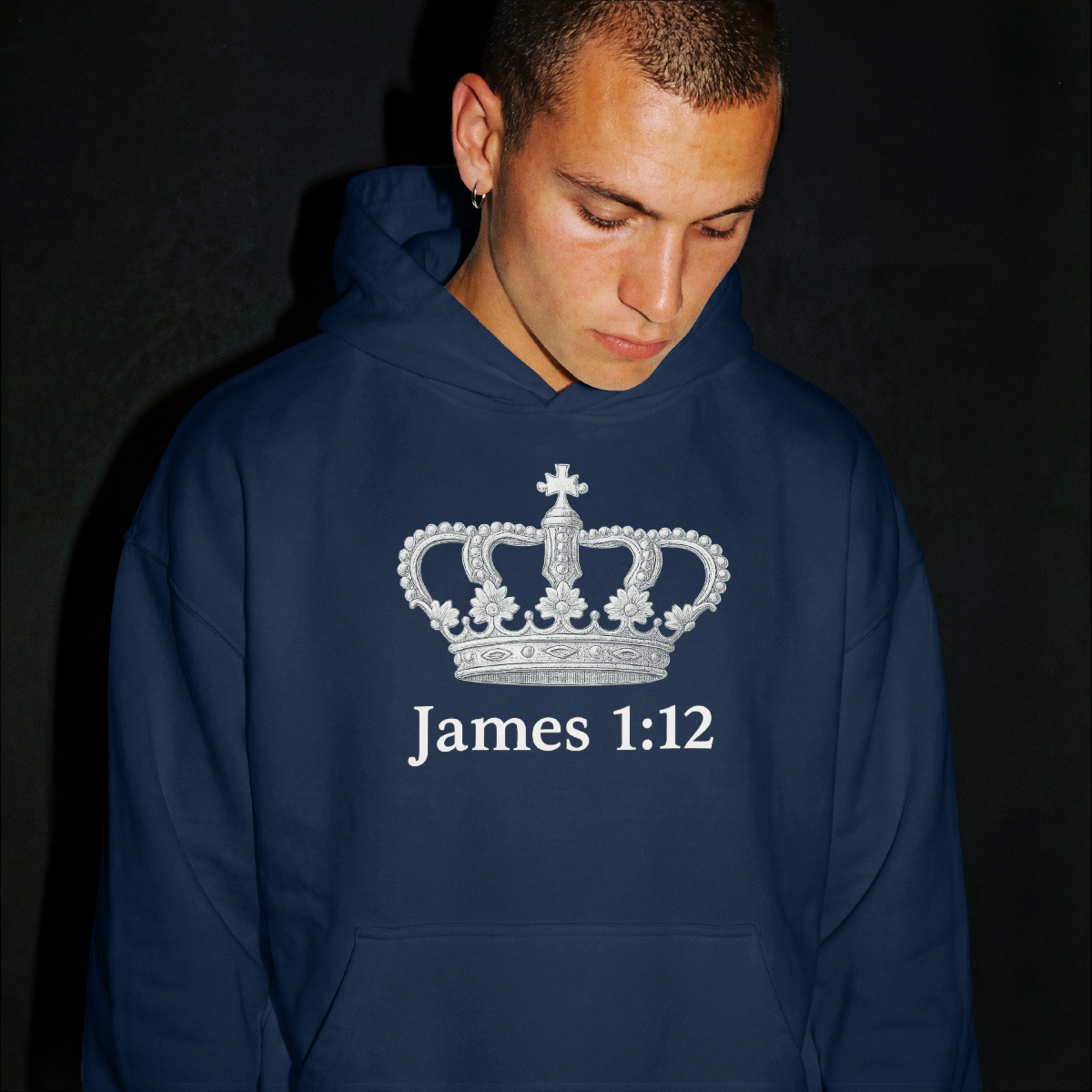 James 1:12 Crown of Life Christian Hoodie – Chosen Society