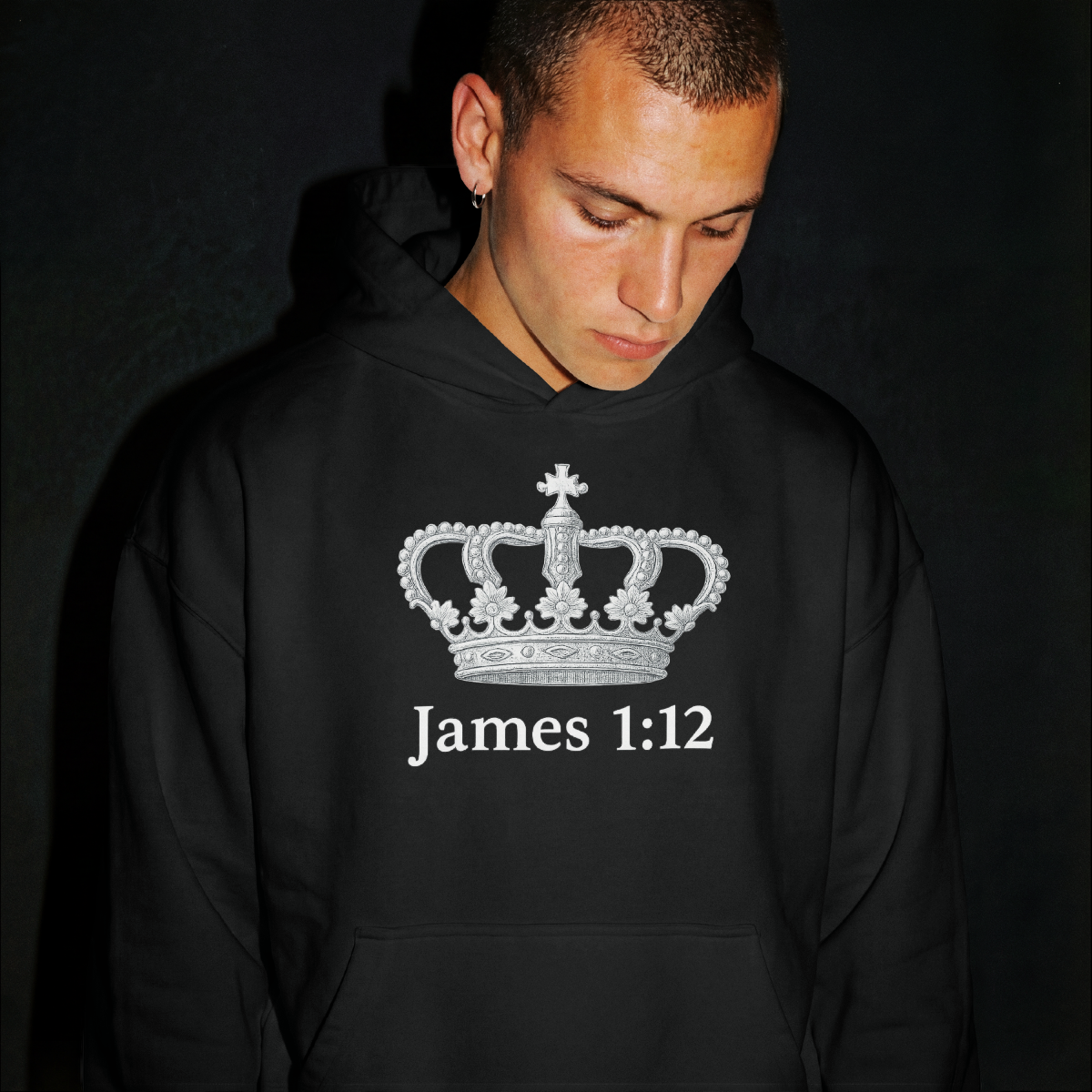 James 1:12 Crown of Life Christian Hoodie – Chosen Society