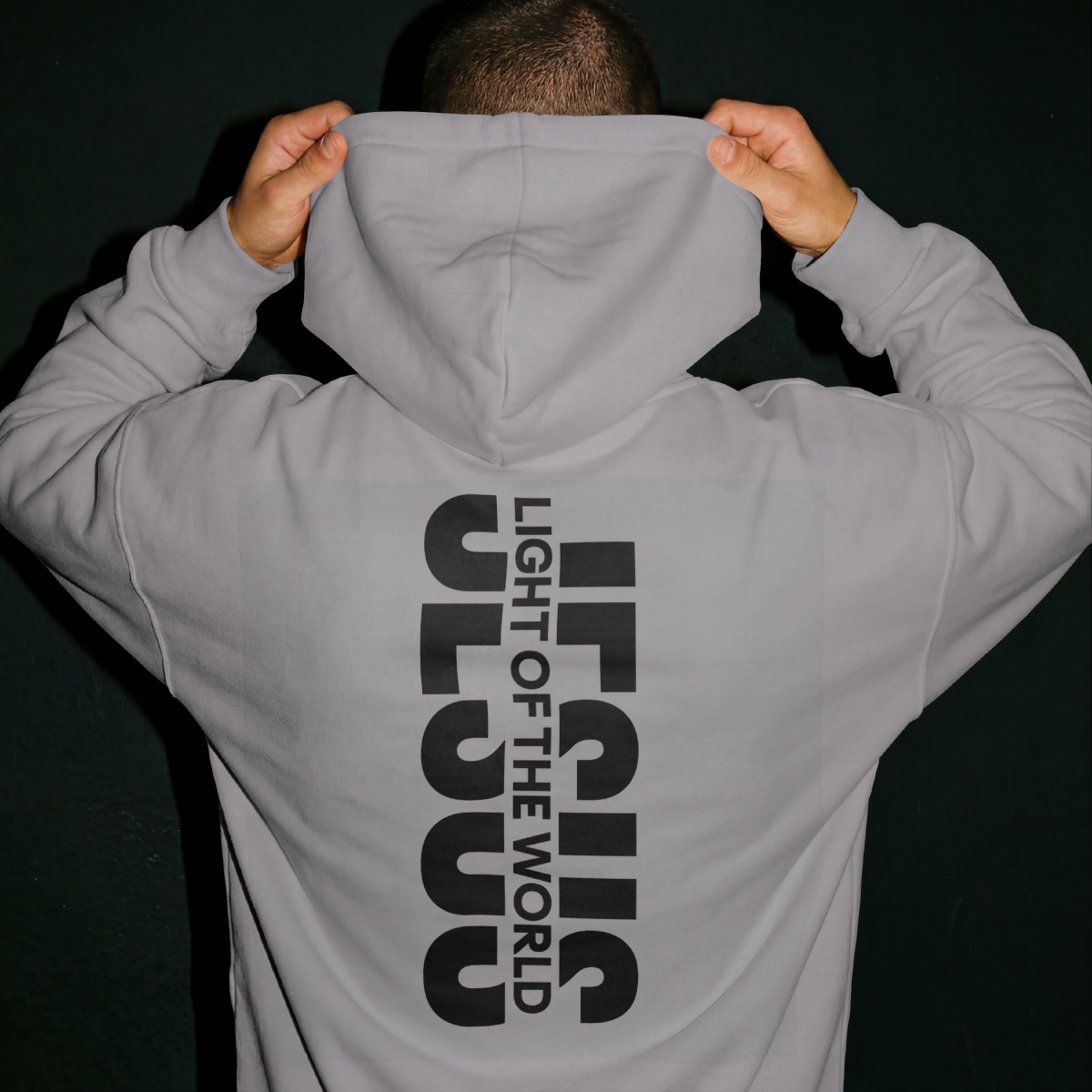 Jesus Light of the world pullover hoodie