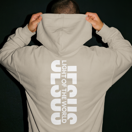 Jesus Light of the world pullover hoodie
