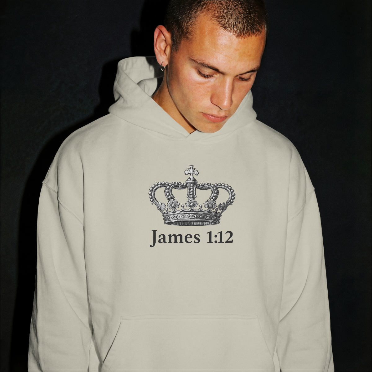 James 1:12 Crown of Life Christian Hoodie – Chosen Society
