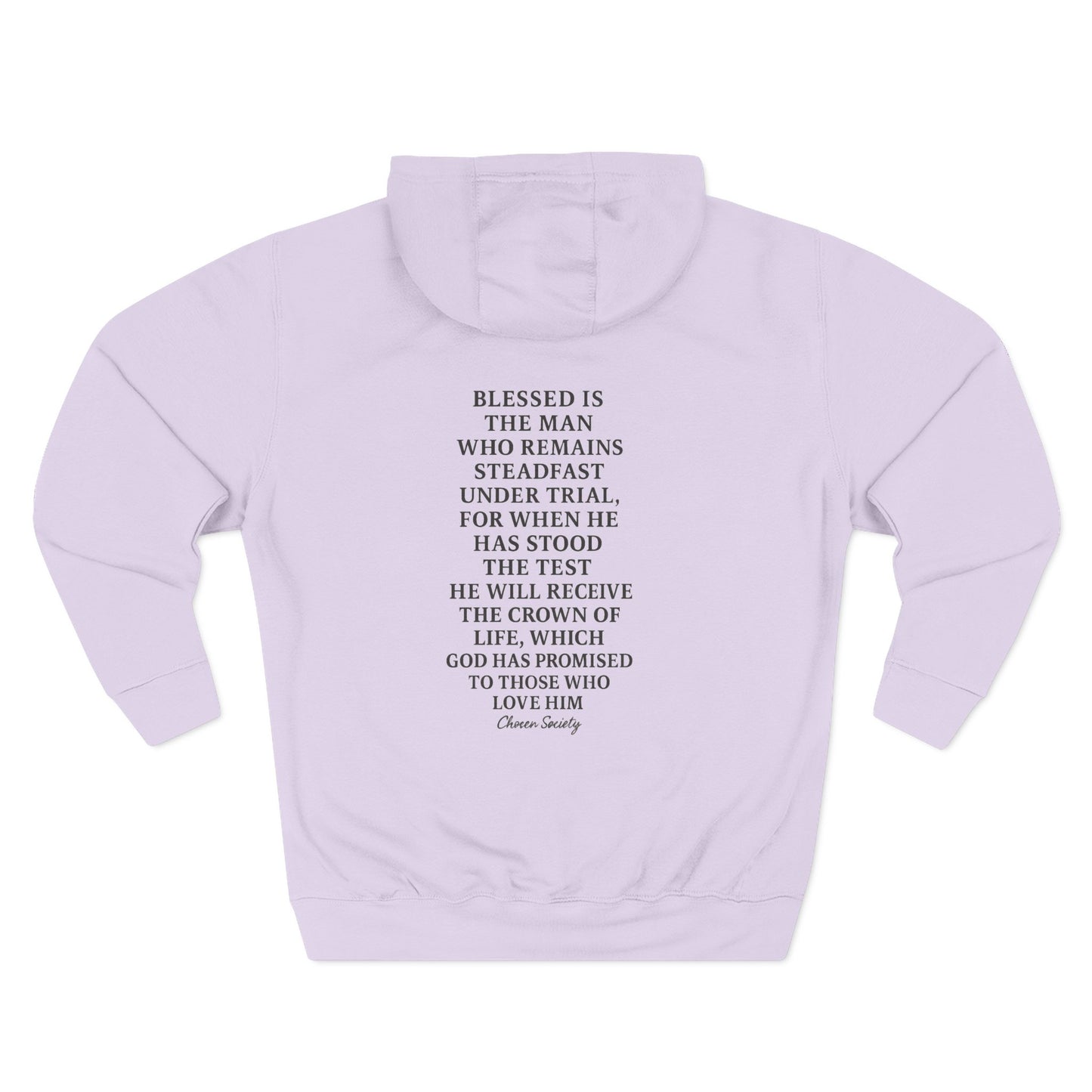 James 1:12 Crown of Life Christian Hoodie – Chosen Society