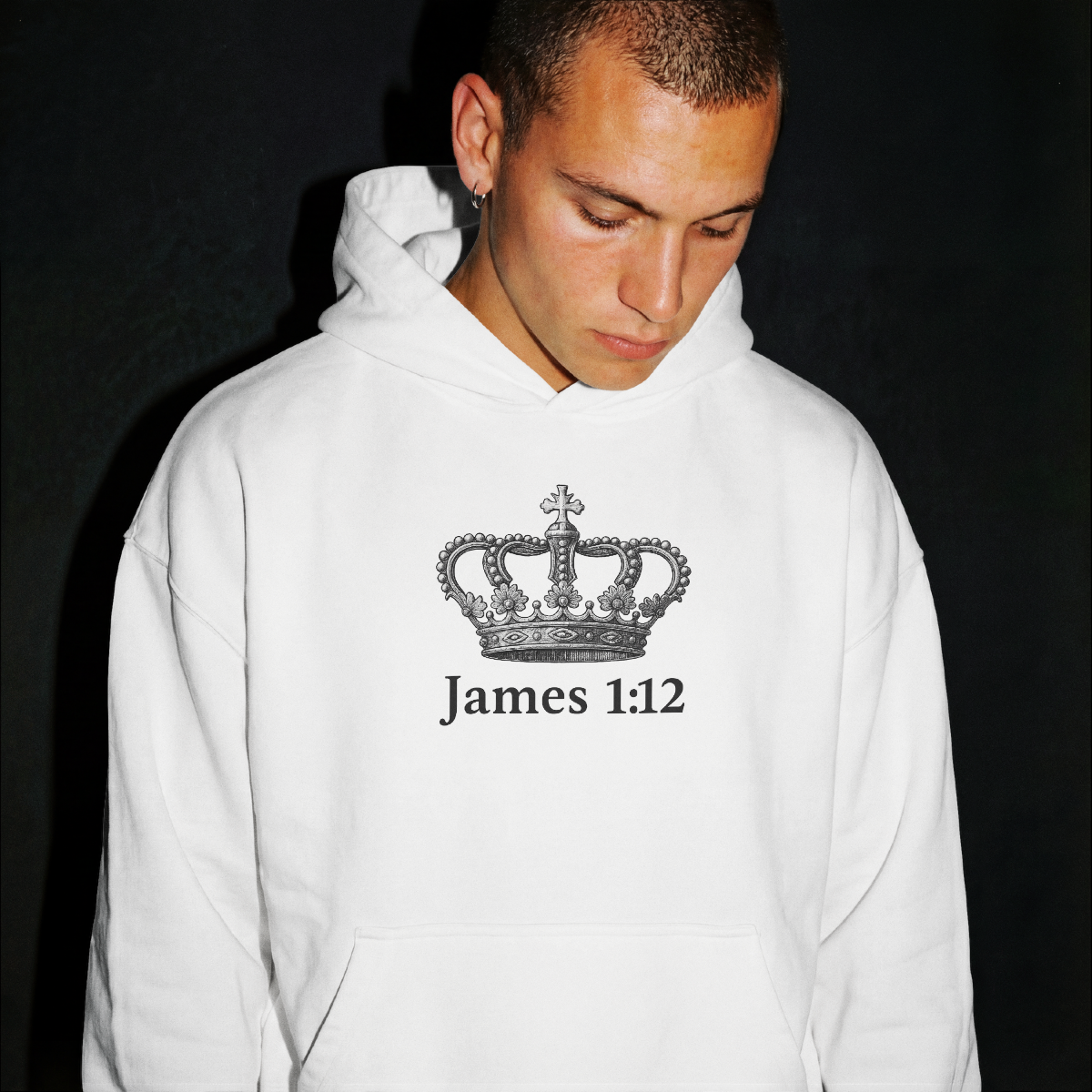 James 1:12 Crown of Life Christian Hoodie – Chosen Society